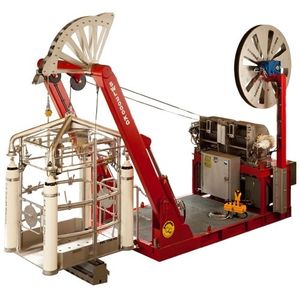 sistema de lançamento e recolhimento para gaiolas de mergulho 1