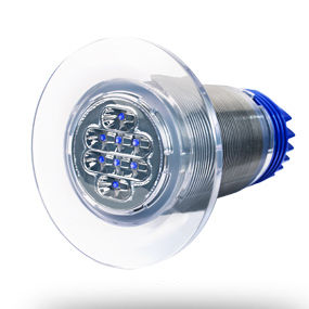 iluminação subaquática para barco