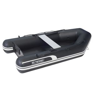 barco inflável com motor de popa