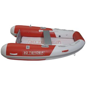 barco inflável com motor de popa