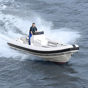 barco profissional barco salva-vidas / com motor de centro / a diesel / barco inflável semirrígido