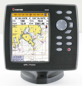 GPS / leitor de cartões / náutico / em cores