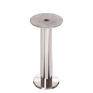 pé de mesa em aço inoxidável