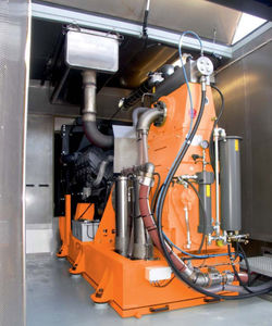 lavadora de alta pressão para estaleiro naval / para navio / em contêiner / a diesel