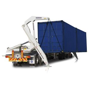 carreta porta-contêineres / para terminal portuário / autocarregável / de carregamento lateral