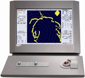 radar para navio / ARPA / com função cartográfica