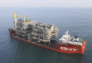 navio de apoio offshore para a construção