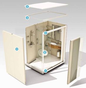 cabine pré-fabricada para navio