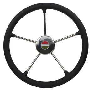 volante para barco a motor em aço inoxidável