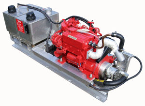 unidade hidráulica para barco profissional / a diesel