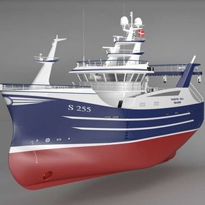 navio de pesca profissional de arrasto