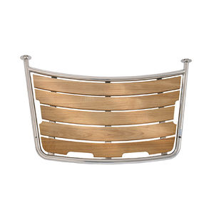 plataforma para iate / para barco / de banhos / em teca