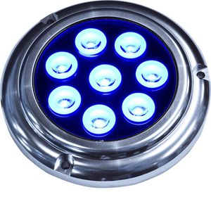 iluminação subaquática para barco