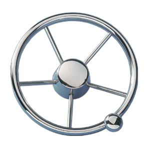 volante para barco a motor em aço inoxidável