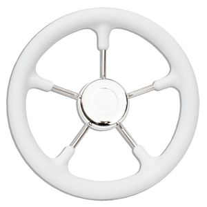 volante para barco a motor em aço inoxidável