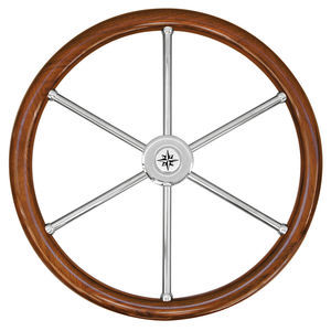 volante para barco a motor em aço inoxidável