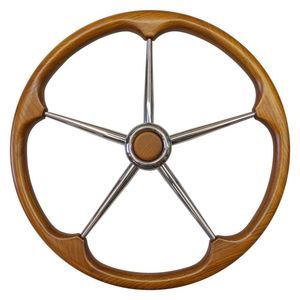 volante para barco a motor em aço inoxidável