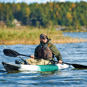 caiaque sit-on-top / dobrável / de pesca / de 1 lugar