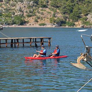 caiaque sit-on-top / dobrável / de lazer / em tandem