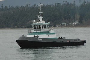 barco profissional rebocador