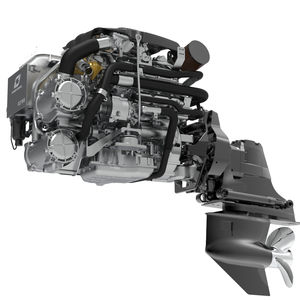 motor de centro-rabeta / para embarcação de recreio / a diesel