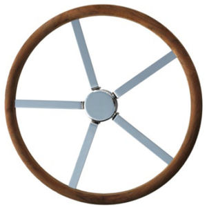 volante para barco a motor em aço inoxidável