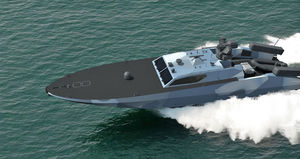 barco profissional barco-patrulha