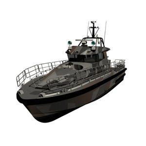 barco profissional barco-patrulha