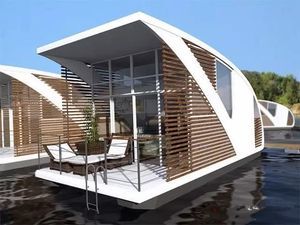 barco-casa catamarã
