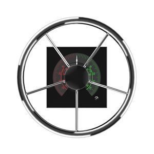 volante para barco a motor em aço inoxidável 1