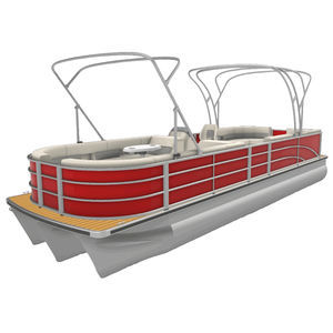 pontoon boat com motor de popa