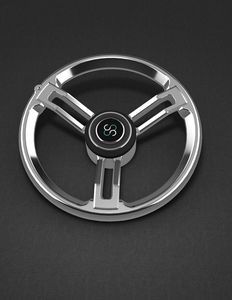 volante para barco a motor em aço inoxidável 1