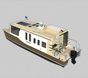 lancha Express Cruiser catamarã