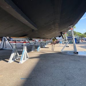 cavalete de apoio para barco a motor