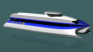ferry de passageiros catamarã