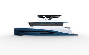 iate a motor de cruzeiro / trawler / com flybridge / com casco de deslocamento