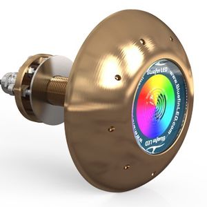 iluminação subaquática para barco