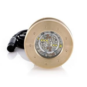 iluminação subaquática para barco