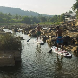 prancha de stand-up paddle de turismo / de surf / para rio / inflável