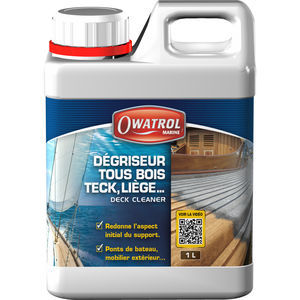 produto de limpeza para convés