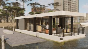 barco-casa com motor de centro 1