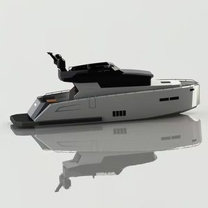lancha Express Cruiser com motor de centro