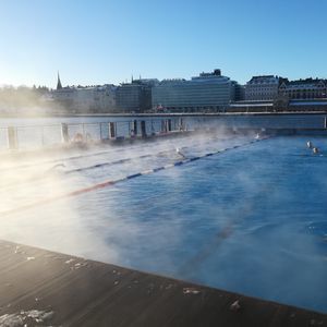 piscina flutuante