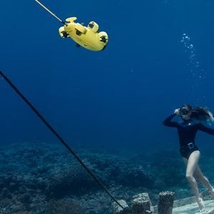 drone submarino para fotografia