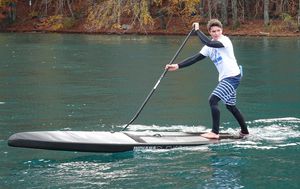 prancha de stand-up paddle de turismo / em espuma / em carbono / em EVA