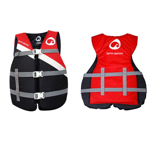 Colete auxiliar de flutuação para esportes aquáticos - 18293 - Spinera - de homem / de espuma / vermelho