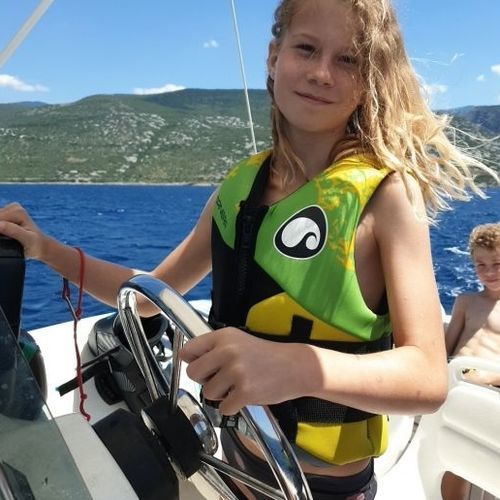 Colete auxiliar de flutuação para esportes aquáticos - 18291 - Spinera - infantil / em neoprene / amarelo