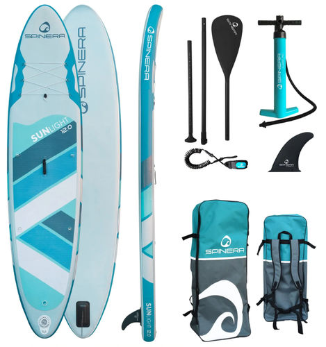 Prancha de SUP inflável - Sun Light 12.0 - Spinera - Allround / para adulto / verde