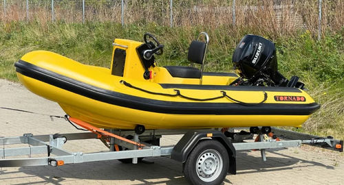 Barco profissional barco-patrulha - 3.9M  - Tornado Boats International ApS - barco salva-vidas / com motor de popa / com casco rígido