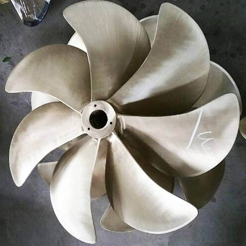 Hélice para navio - Fountom Marine - de passo fixo / com linha de eixo / 7 pás